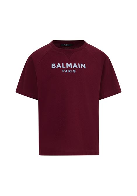T-shirt con logo BALMAIN KIDS | BZ8I01 Z3672530CE